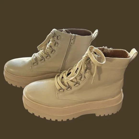 London Rebel Shoes Asos London Rebel Lug Laceup Platform Ankle